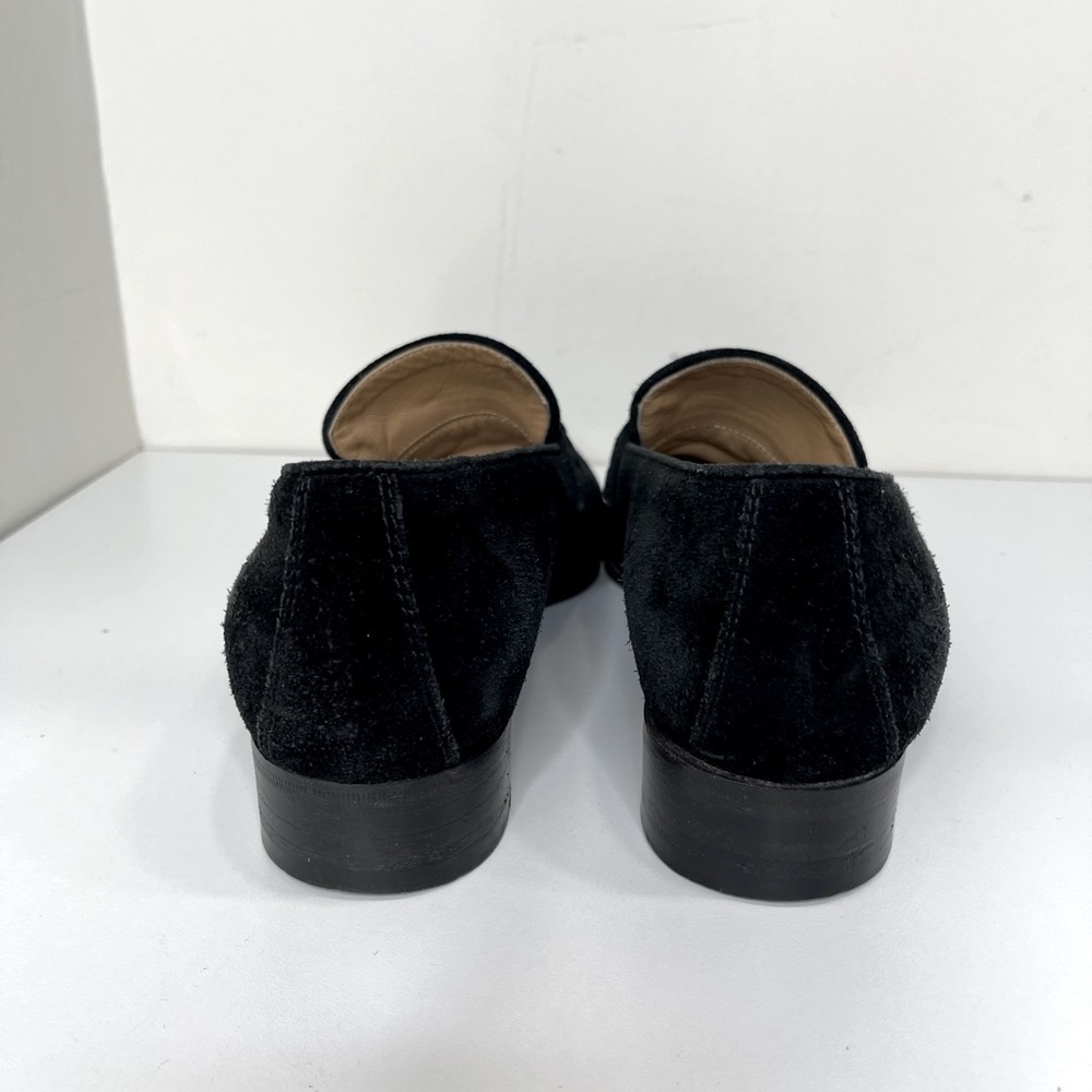 GUCCI GG Horsebit Web loafers black suede preppy  LOGO VTG designer school - Picture 11 of 13
